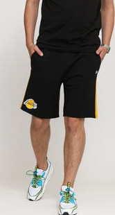 New Era NBA Contrast Short LA Lakers černé / žluté