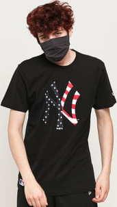 New Era MLB Infill Team ogo Tee NY černé