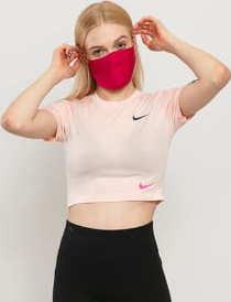 Nike W NSW Tee Slim Crop Top světle růžové