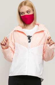 Nike W NSW WR Jacket světle růžová / bílá