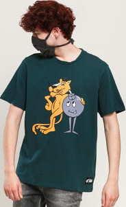 Puma X The Hundreds Tee tmavě zelené