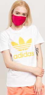 adidas Originals Trefoil Tee bílé / žluté
