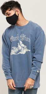 F*CK THEM Crewneck St. David modrá