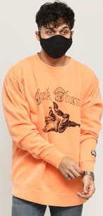 F*CK THEM Crewneck St. David oranžová