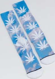 HUF Digital Cloud Plantlife Socks modré / šedé / bílé