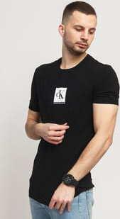 CALVIN KLEIN JEANS M Center Monogram Box Tee černé