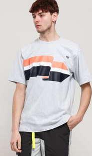 adidas Originals Ripple Tee melange šedé