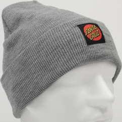 Santa Cruz Classic Label Dot Beanie melange šedý