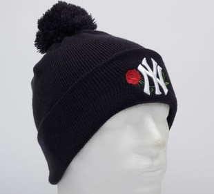 New Era WMNS MLB Twine Bobble Knit NY navy