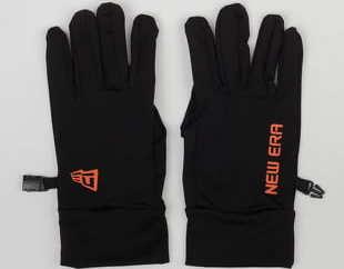 New Era Electronic Touch Glove černé / oranžové
