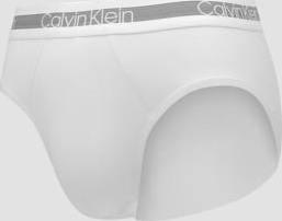 Calvin Klein 3Pack Hip Brief Cotton Slip bílé / černé
