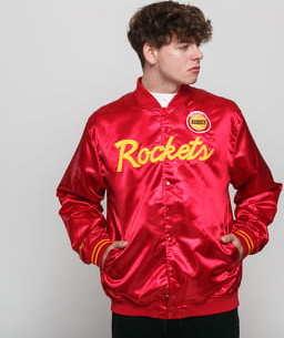Mitchell & Ness NBA Special Script Satine Jacket Houston Rockets