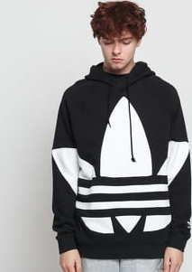 adidas Originals Big Trefoil Hood černá / bílá