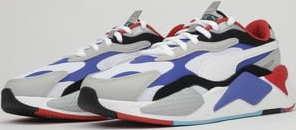 Puma RS-X3 Puzzle pwhite - dazzling blue - hi rise