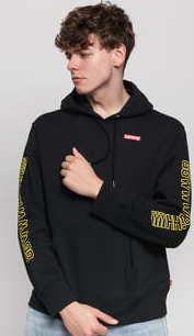 Levi's ® M Levis X Star Wars Graphic Po Hoodie Chewbacca černá