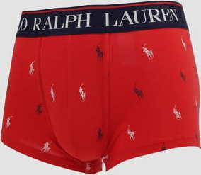 Polo Ralph Lauren Classic Print Stretch Cotton Trunk červené