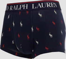 Polo Ralph Lauren Classic Print Stretch Cotton Trunk navy