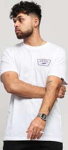 Vans MN Full Patch Back Tee bílé