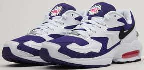Nike Air Max2 Light white / black - court purple