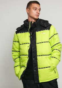 Fila Men Tatsuji Puff Jacket limetková / černá