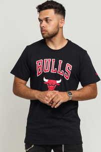 New Era Team Logo Tee Chicago Bulls C/O černé