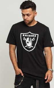 New Era Team ogo Tee Raiders C/O černé