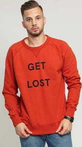 WOOD WOOD Hester Sweatshirt tmavě oranžová