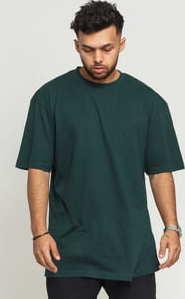 Urban Classics Organic Basic Tee tmavě zelené