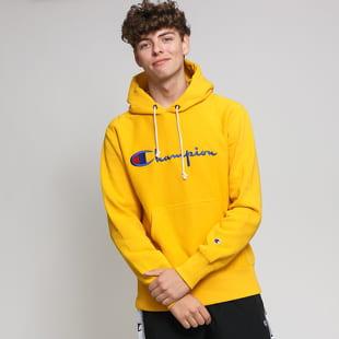Champion Reverse Weave Hooded tmavě žlutá