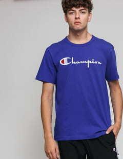 Champion Crewneck T-Shirt fialové