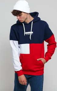 Mass DNM Capital Hoody navy / červená / bílá