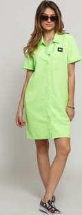 Stüssy Nomi House Dress neon zelené
