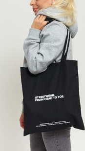 Queens Streetwear Tote Bag černá