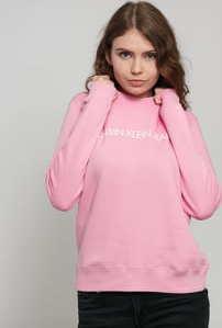 CALVIN KLEIN JEANS W Institutional Regular Crewneck růžová