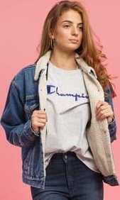 Levi's ® Exbf Sherpa Trucker addicted to love