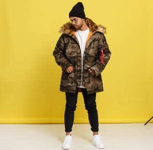 Alpha Industries N3B VF 59 camo olivová