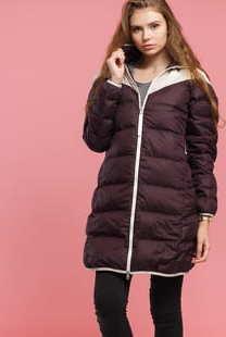 Nike W NSW Windrunner DWN Fill Parka tmavě fialová / béžová