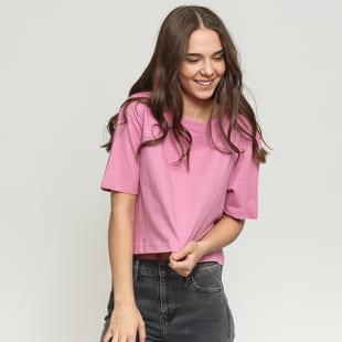 Urban Classics Ladies Short Oversized Tee tmavě růžové