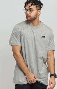 Nike  NSW Club Tee melange šedé