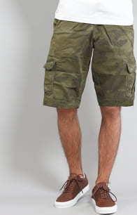 Urban Classics Camo Cargo Shorts camo zelené 30