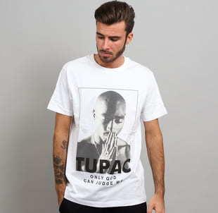 Urban Classics 2Pac Prayer Tee bílé