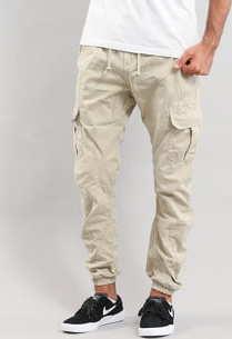 Urban Classics Cargo Jogging Pants světle béžové