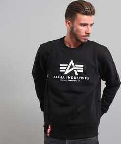 Alpha Industries Basic Sweater černá