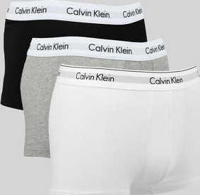Calvin Klein 3 Pack ow Rise Trunks C/O bílé / šedé / černé