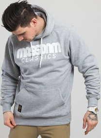 Mass DNM Classics Hoody melange šedá
