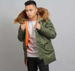 Alpha Industries N3B VF 59 olivová