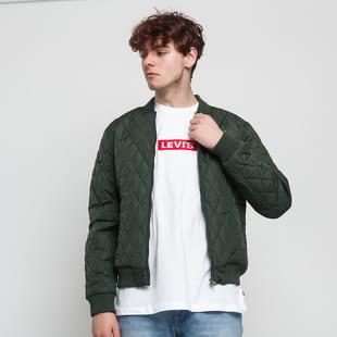 Urban Classics Diamond Quilt Nylon Jacket olivová