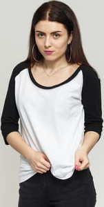 Urban Classics Ladies 3/4 Contrast Raglan bílé / černé