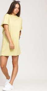 Nike W NSW Essential Dress světle žlutozelené
