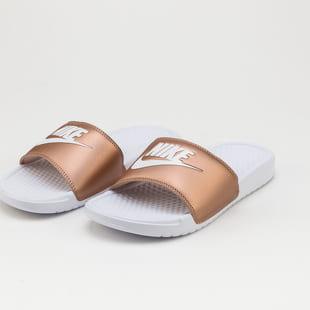 Nike WMNS Benassi JDI white / white - metallic red bronze